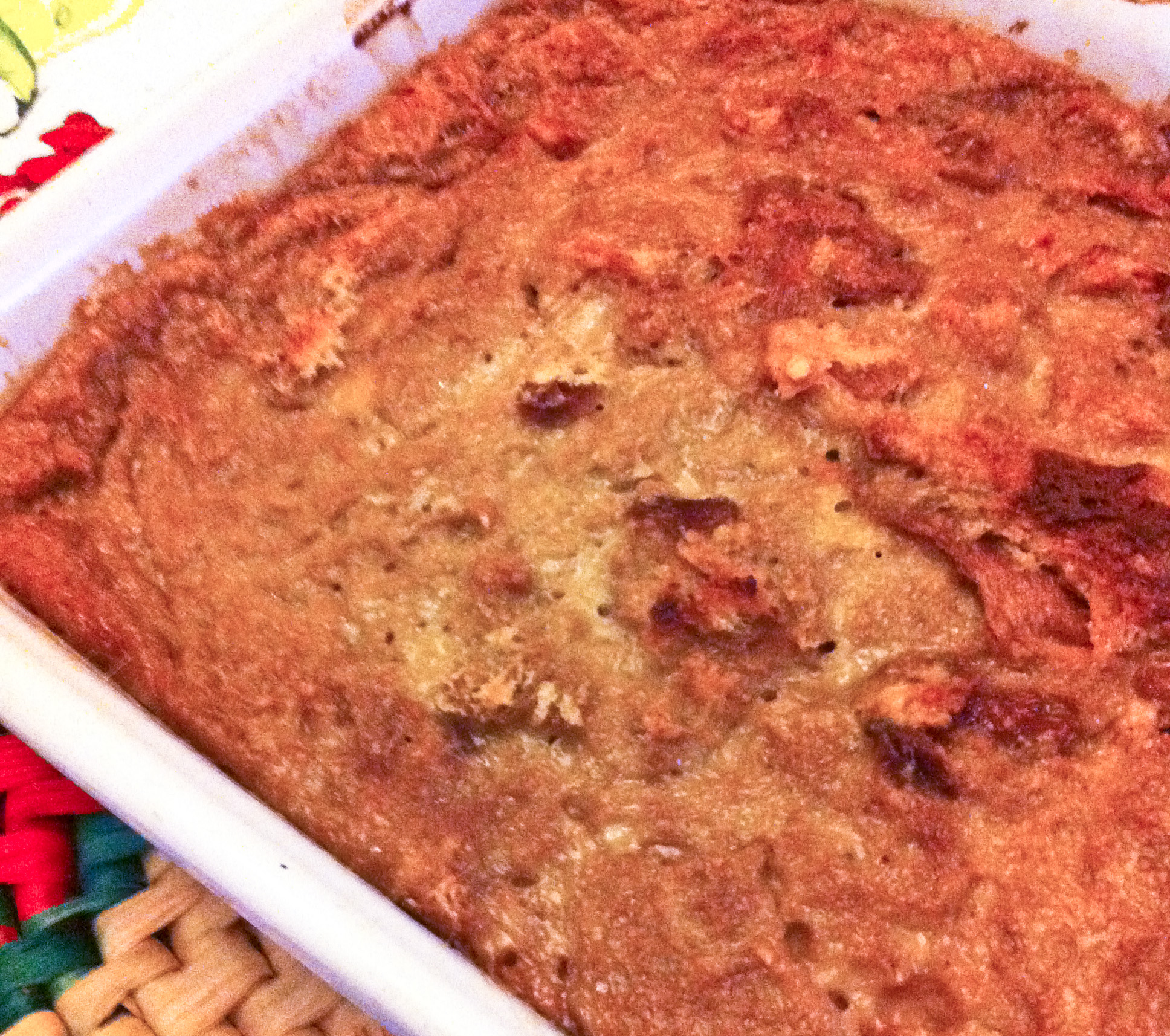 Pudding di panettone (o colomba), rum e caffè