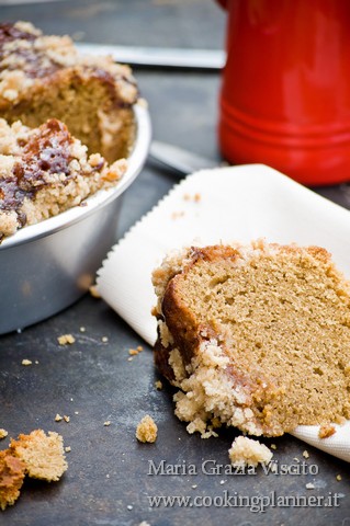 Coffee cake al dulce de leche