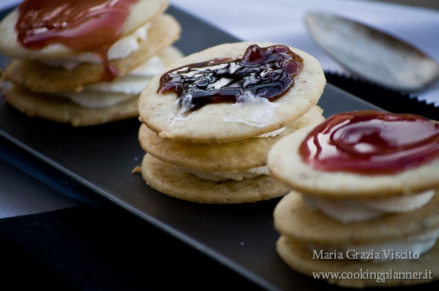 3 frolle salata alla noci con chantilly al pecorino