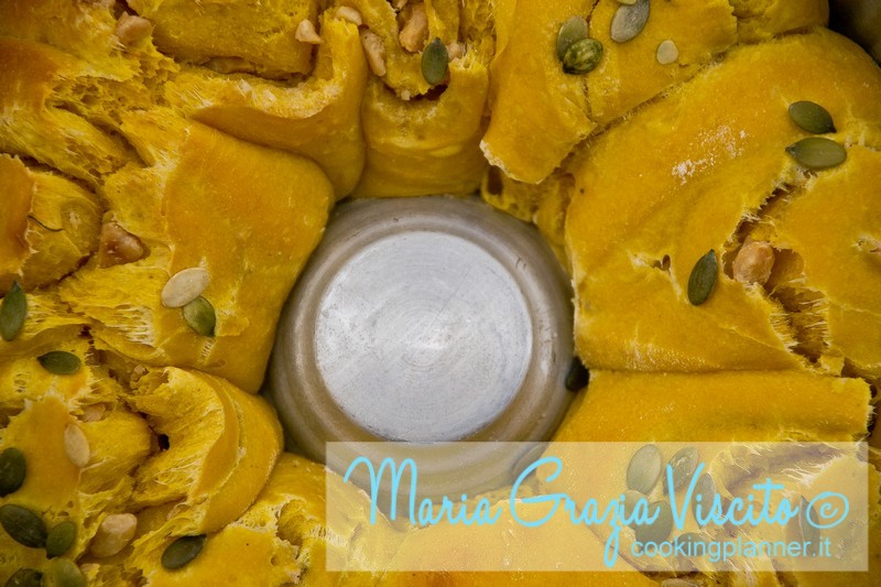 Pumpkin rolls alle noci macadamia e rosmarino