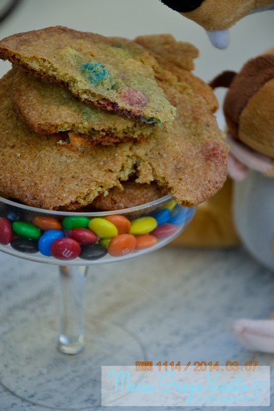 Chocolate chip cookies colorati!