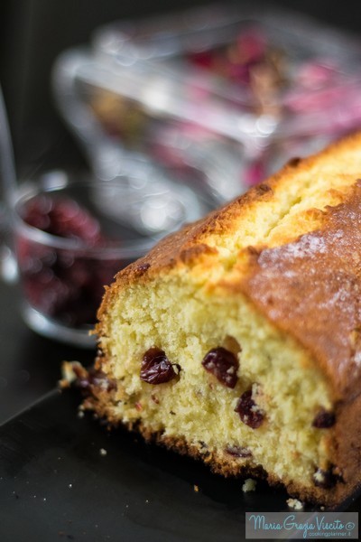 Il plum cake al cocco di Iginio Massari (con cranberry)