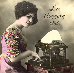 lady-blogging