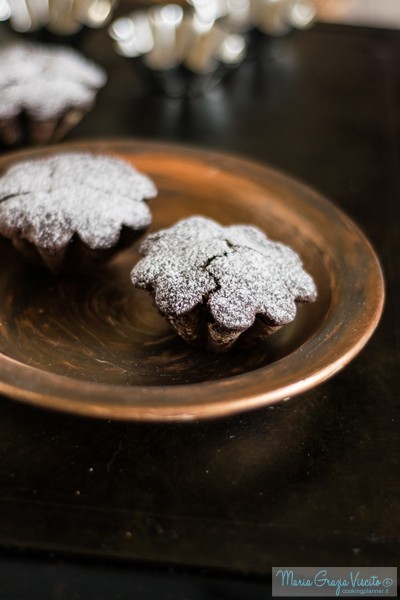 Tartellette castagne e cioccolato.