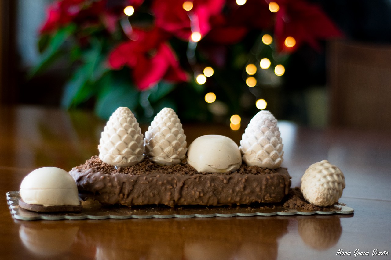 Tronchetto Di Natale Nero.Il Tronchetto Di Natale E Un Bel Cremoso Al Fondente Cooking Planner